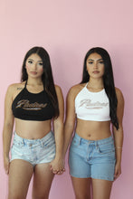 Load image into Gallery viewer, RHINESTONE PADRES HALTER TOP
