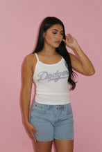 Load image into Gallery viewer, RHINESTONE DODGER FULL LENGTH TANK TOP
