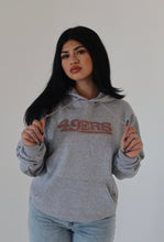 Load image into Gallery viewer, RHINESTONE 49ERS HOODIE
